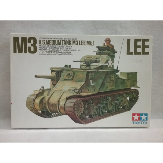 1/35 Scale Tamiya MM Series No.39 US Medium Tank M3 Lee MkI