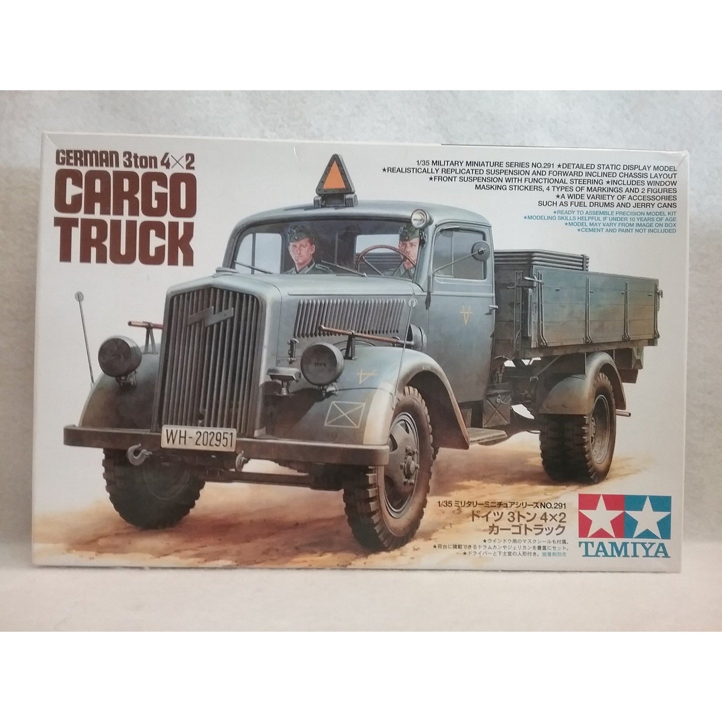 1/35 Scale Tamiya #35291 MM Series No.291 German 3 Ton 4 X 2 Cargo Truck