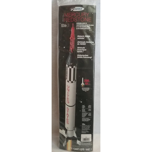 Estes Flying Model Rocket Kit US Liberty Bell 7 Mercury Redstone