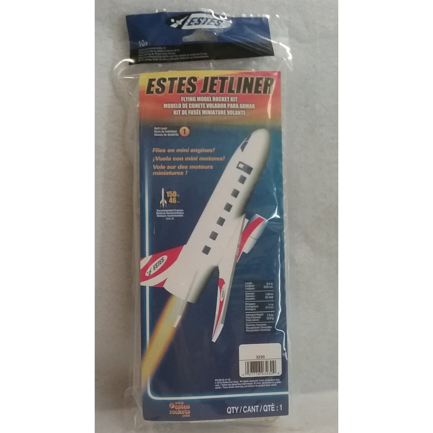 Estes  Flying Model Rocket Kit Estes Jetliner
