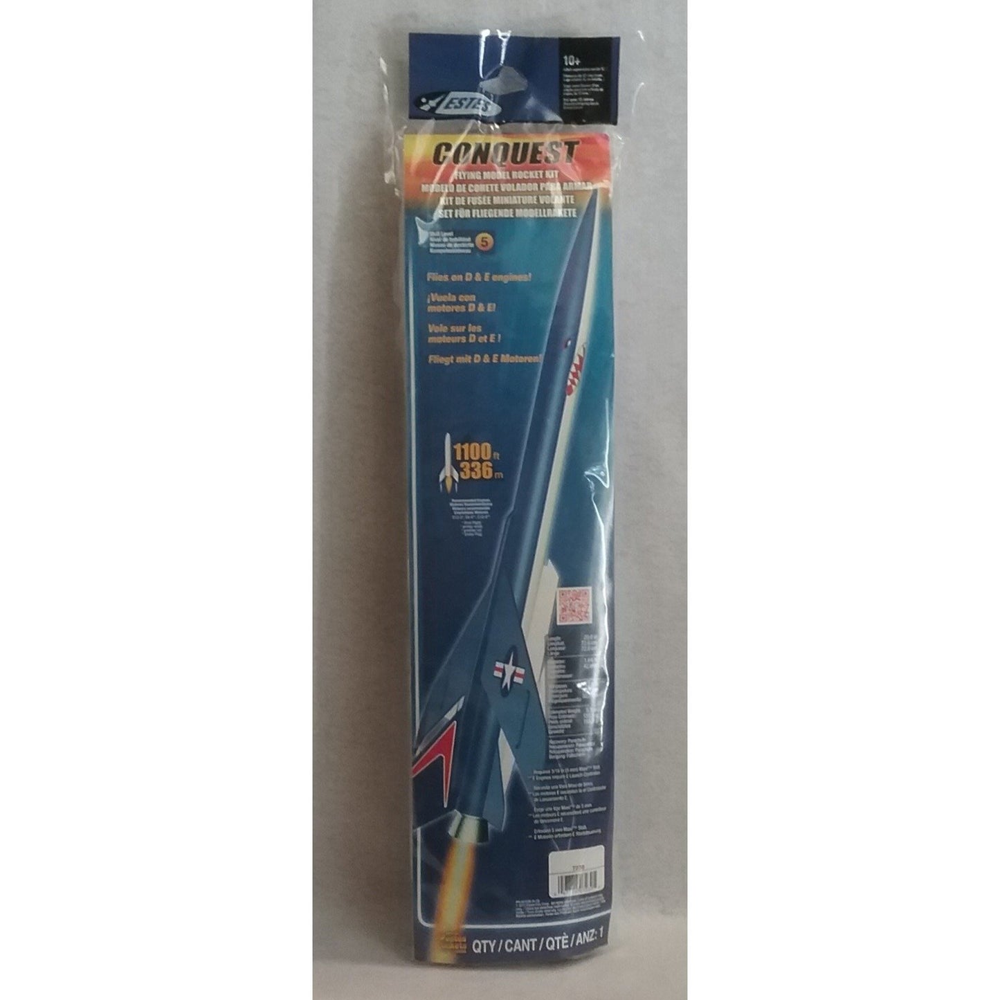 Estes Flying Model Rocket Kit Conquest