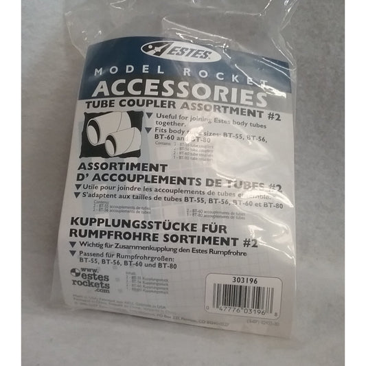 Estes Model Rocket Tube Coupler Assortment 2