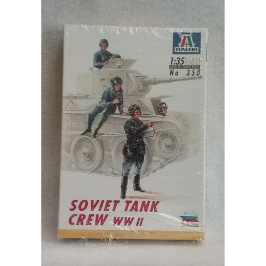 1/35 Scale Italeri 350 Soviet Tank Crew WWII