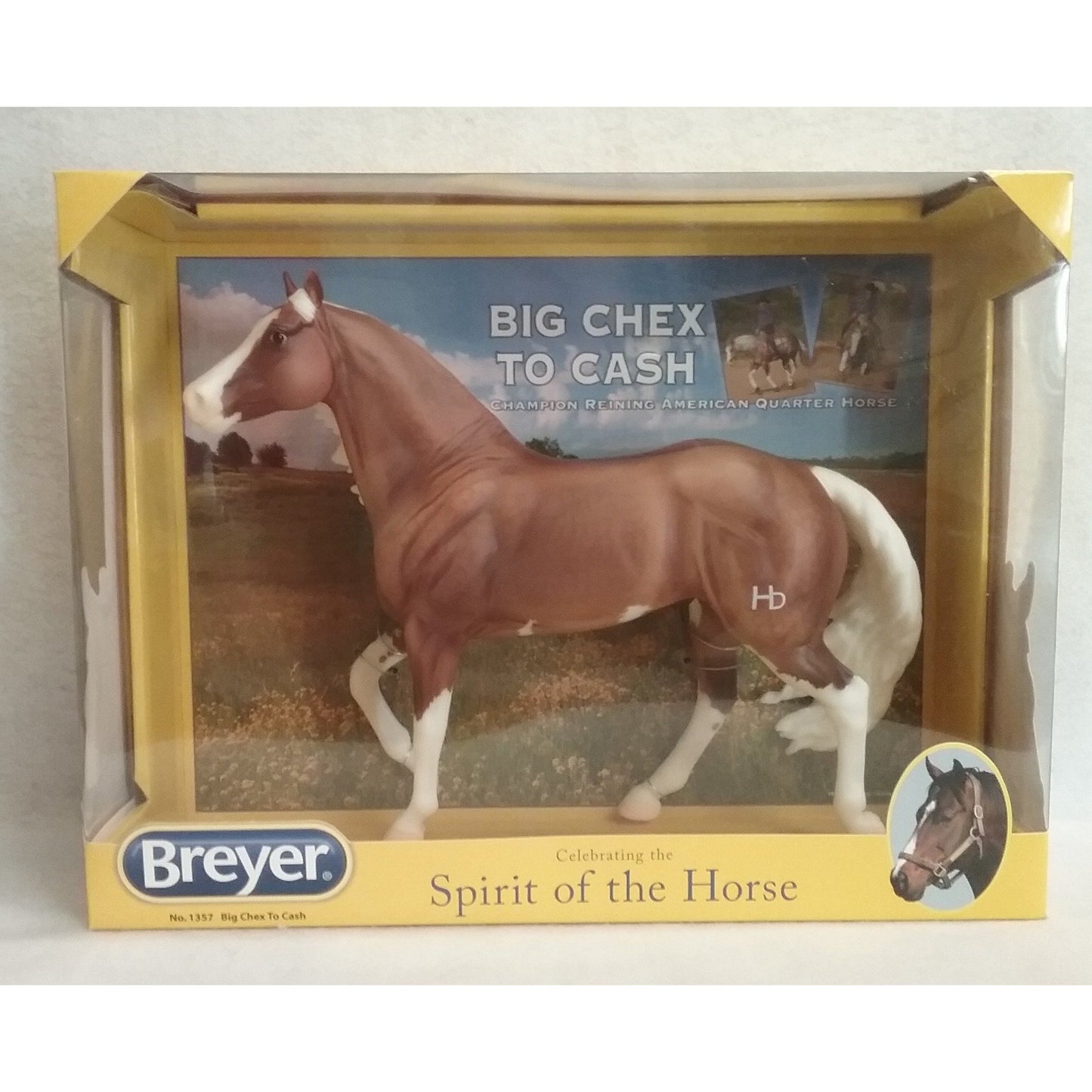 1/9 Scale Breyer Traditional Series 1357 Retired  Big Chex To Cash