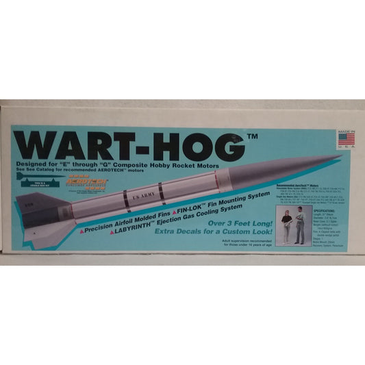 Aerotech Flying Model Rocket Kit   89018 Wart-Hog