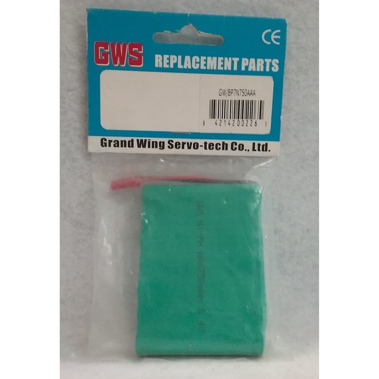 GWS GW/BP7N750AAA Ni-MH 8.4V 750mAh Battery