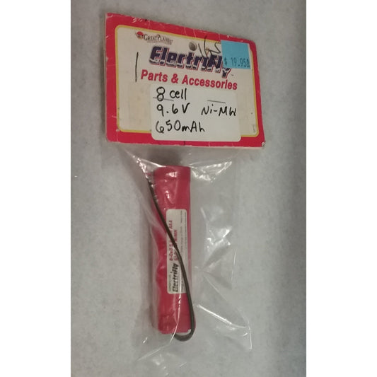 Great Plains Electrifly GPMP0106 Ni-MH 8 Cell 9.6V AAA 650mAh Battery