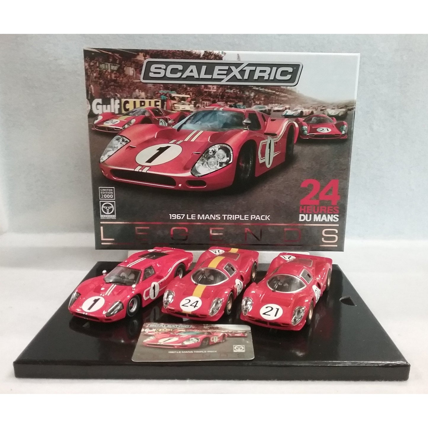 Scalextric C3892A 1967 Lemans Triple Pack Legends