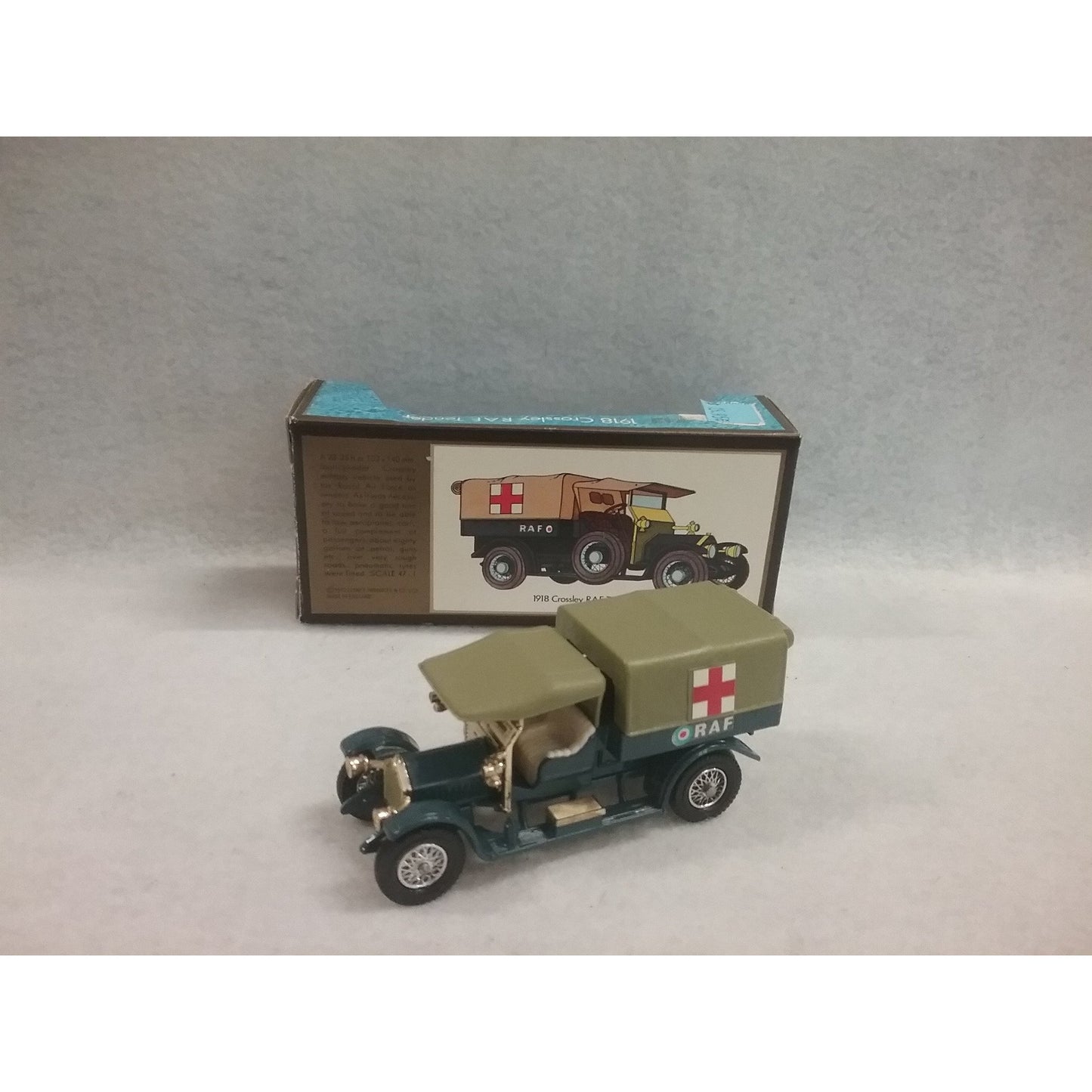 1/47 Scale 1973 Lesney Matchbox Models Of Yesteryear No.Y-13 1918 Crossley RAF Tender