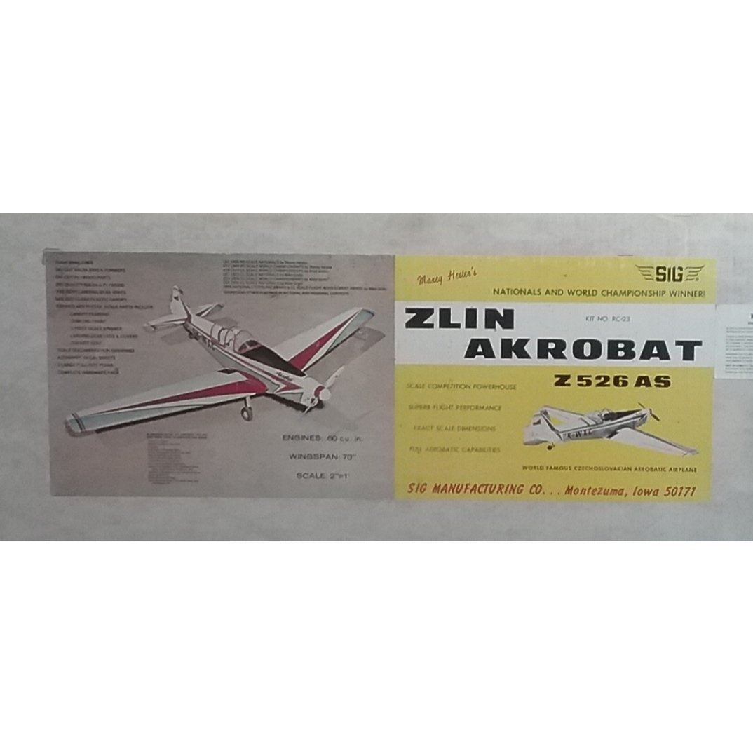 SIG Kit No.RC-23 Zlin Akrobat Z526AS