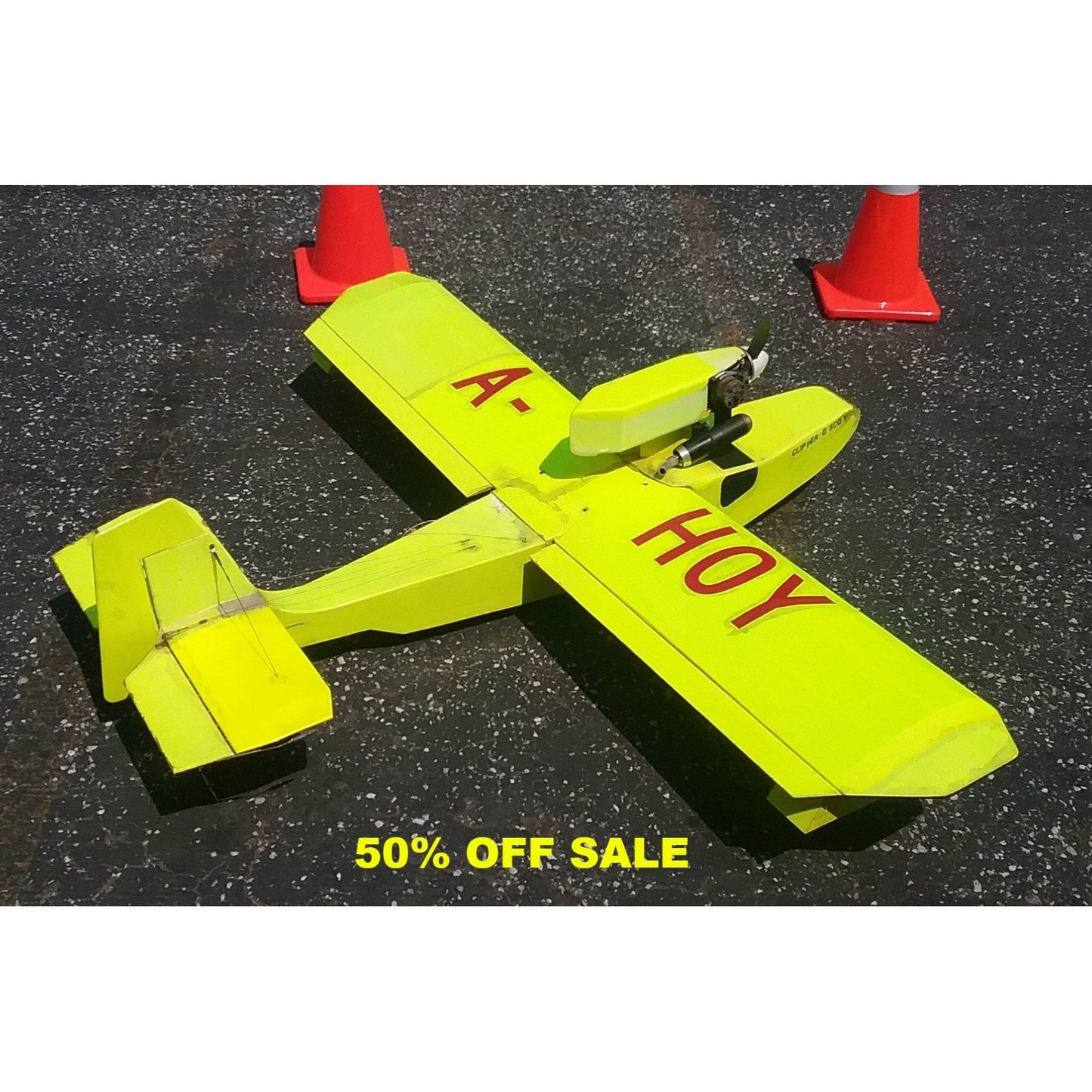 50% OFF SALE !!!-Clipper G Scow RC Plane