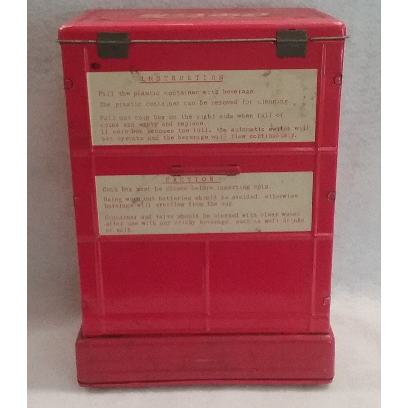 Vintage Coca-Cola Soda Dispensing Coin Bank