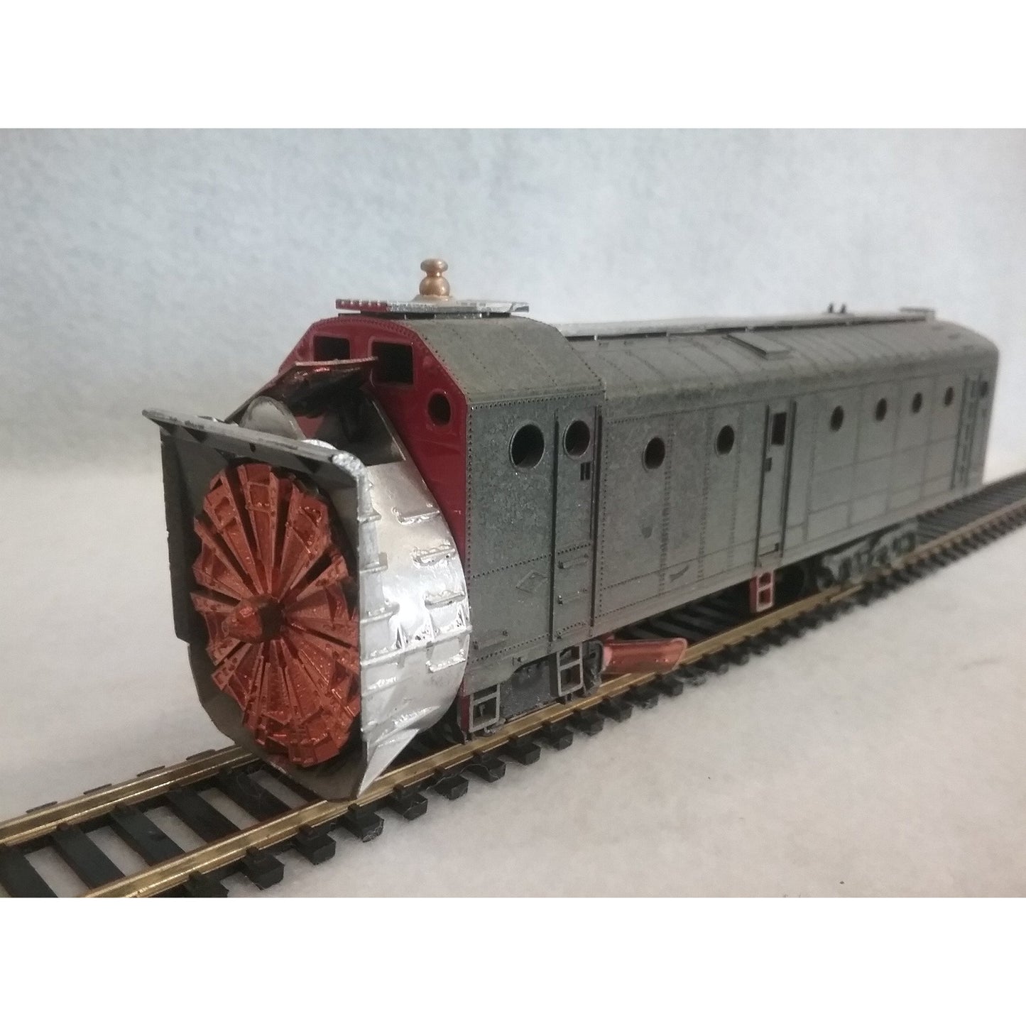 HO Scale Athearn Rotary Snow Plow