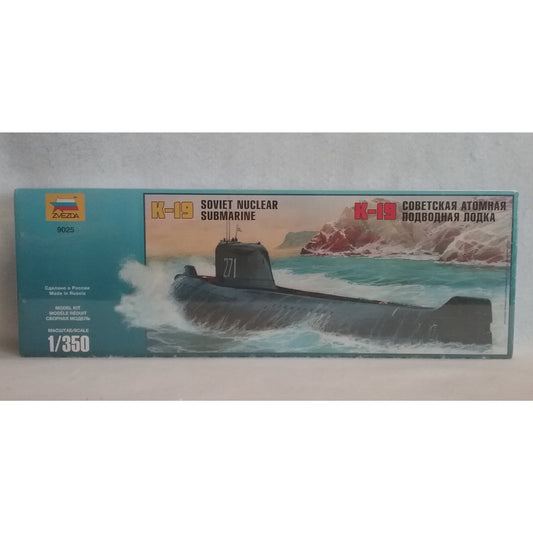 1/350 Scale Zvezda No.9025  K-19 Soviet Nuclear Submarine