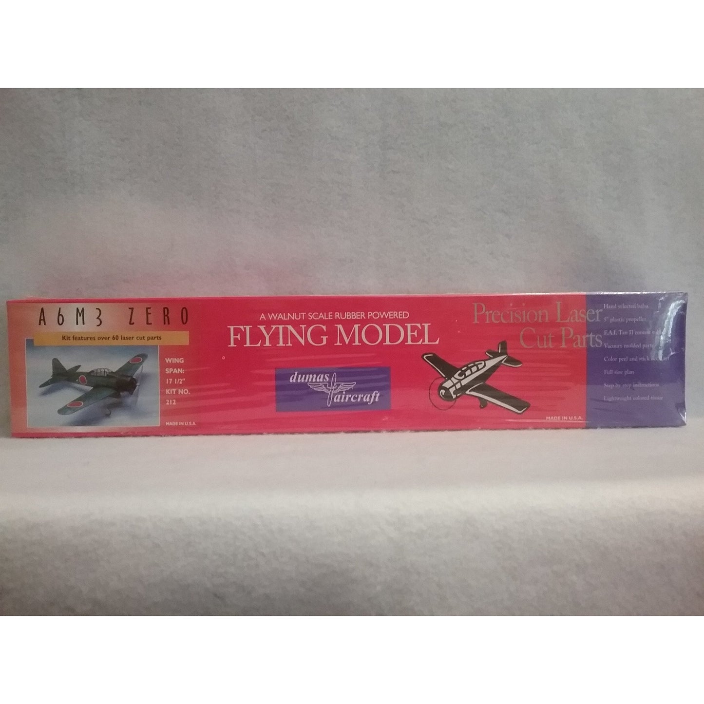 Dumas Aircraft Kit  No.212  A6M3 Zero  Flying Model