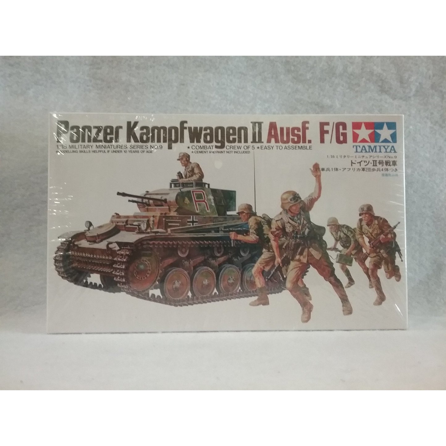 1/35 Scale Tamiya No.35009 Panzer Kampfwagen II Ausf. F/G