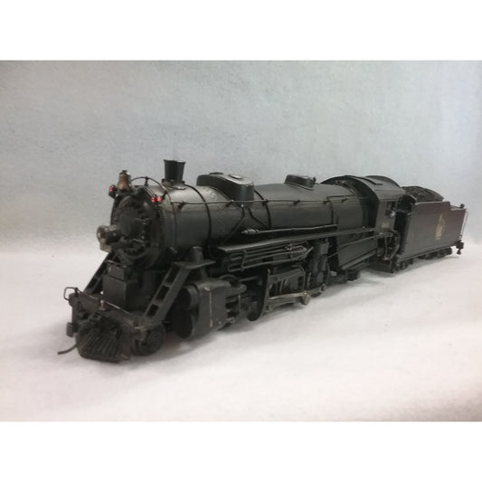 Pierce- Hines Early Brass O Scale 2-Rail Jersey Central Lines 2-8-2 Mikado