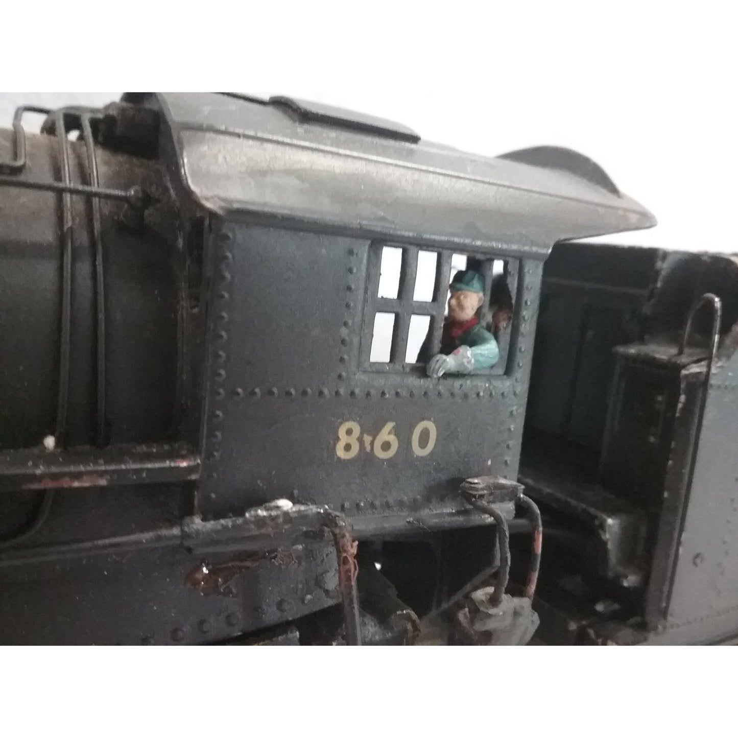 Pierce- Hines Early Brass O Scale 2-Rail Jersey Central Lines 2-8-2 Mikado
