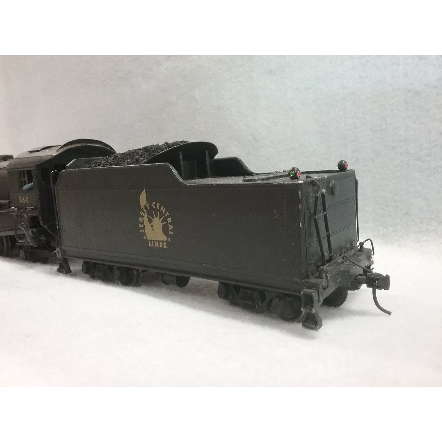 Pierce- Hines Early Brass O Scale 2-Rail Jersey Central Lines 2-8-2 Mikado