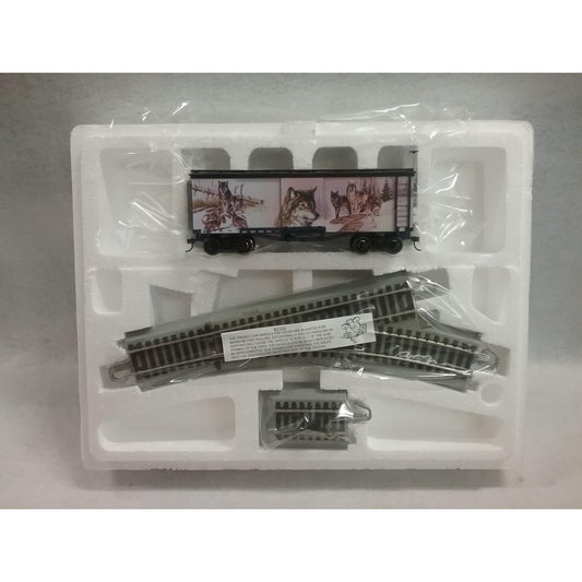 On30 Hawthorne Village "Moonlight Express" Wolf Train ADD-ON Boxcar & Switch wit