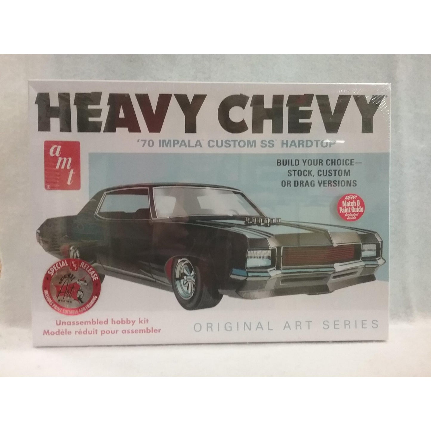 1/25 Scale AMT No.AMT895/12  Heavy Chevy 1970 Impala Custom SS Hardtop