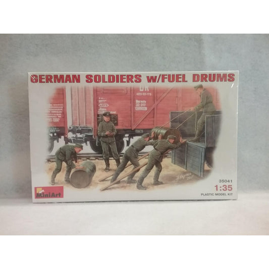 1/35 Scale MiniArt No.35041 German Soldiers With Fuel Drums