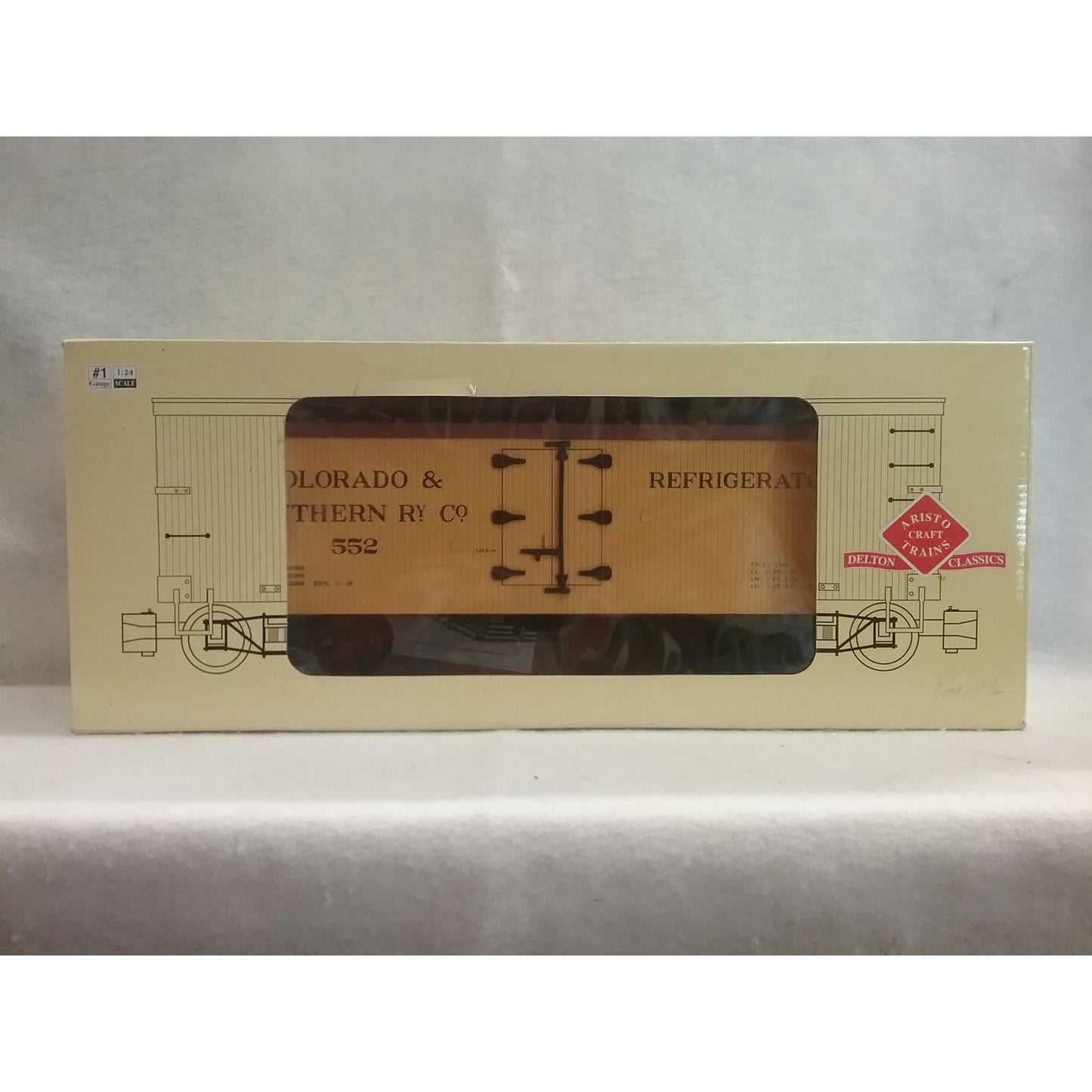 G Scale Aristo-Craft Colorado & Southern (C & S) Woodside Reefer