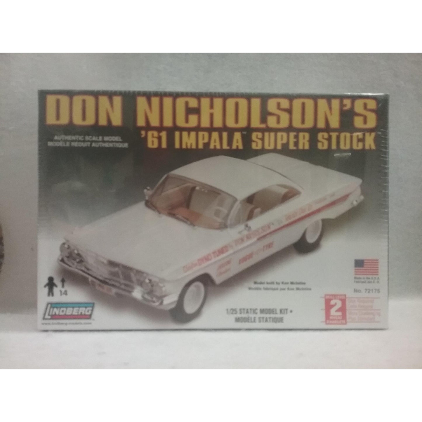 1/25 Scale Lindberg No.72175  '61 Impala Super Stock