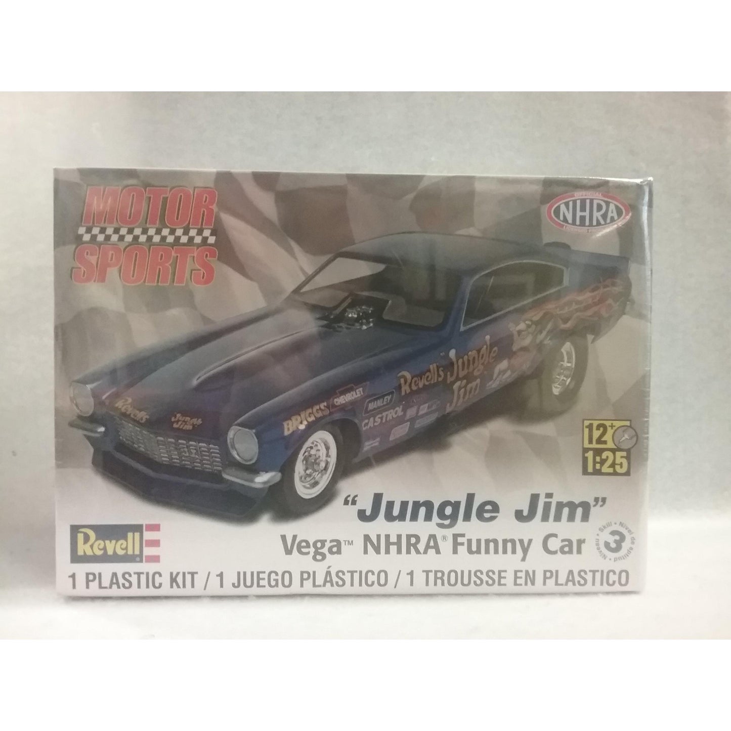 1/25 Scale  Revell No.85-4288  "Jungle Jim" Vega NHRA Funny Car