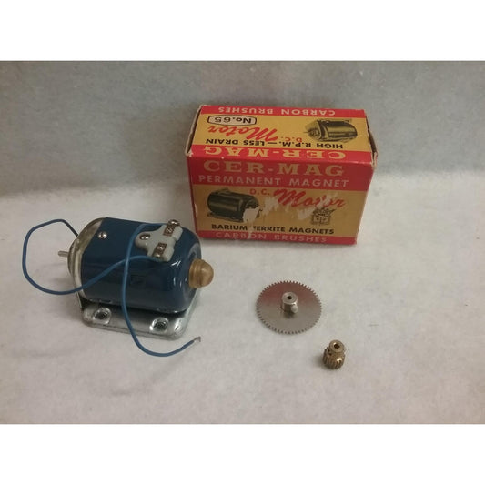 Cer-Mag No. 65 DC motor with carbon brushes