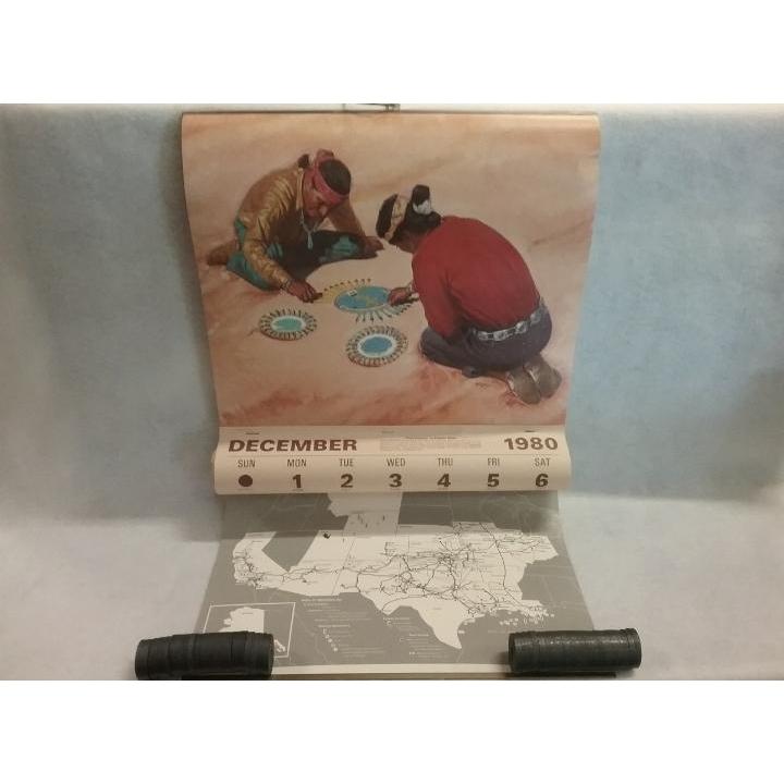 December 1980-81 Vintage Santa Fe Calendar