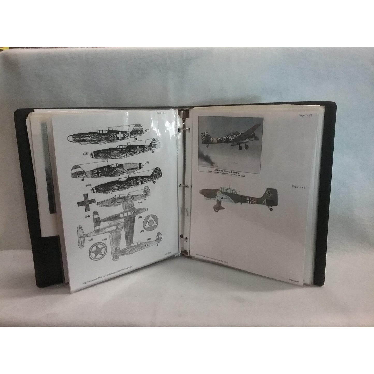 WWll German Ground Military Unit Homemade Reference Manual with pictures and spe