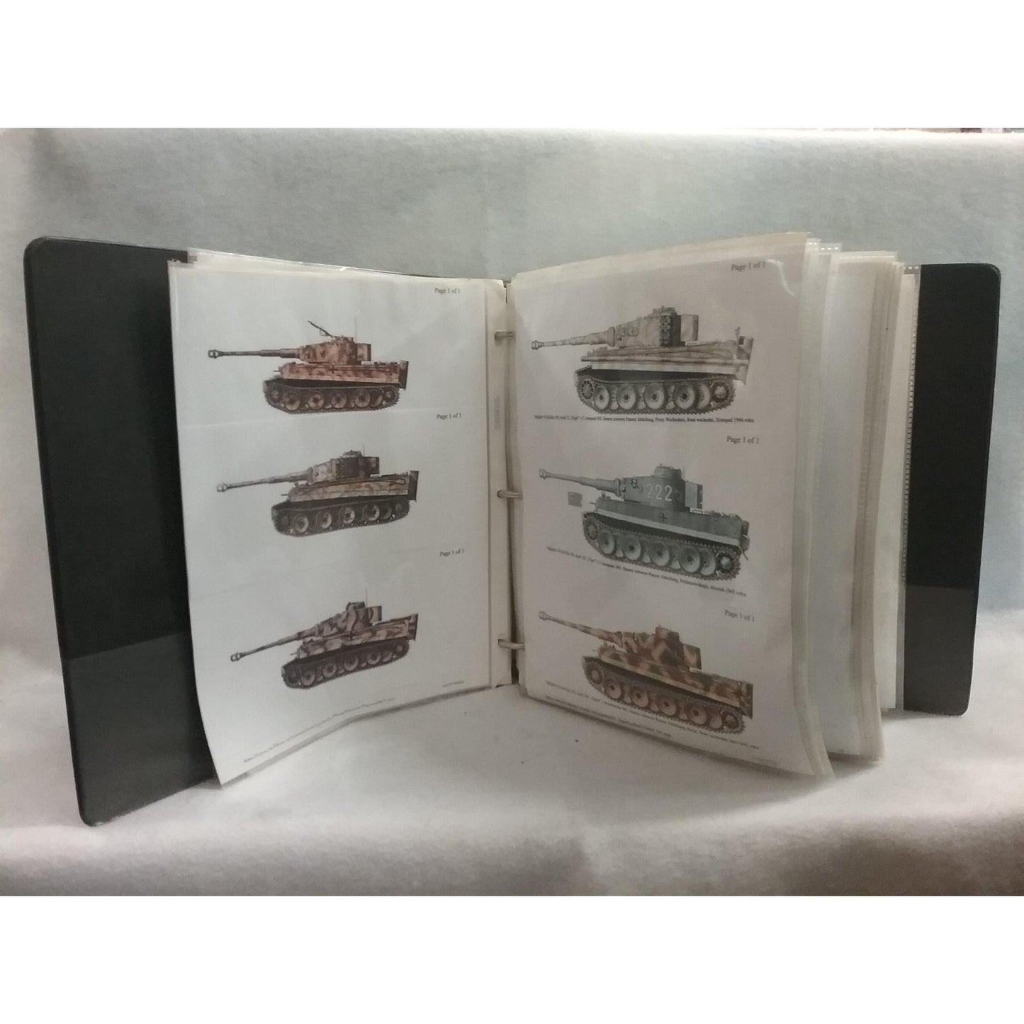 WWll German Military Homemade Reference Manual with pictures and specs