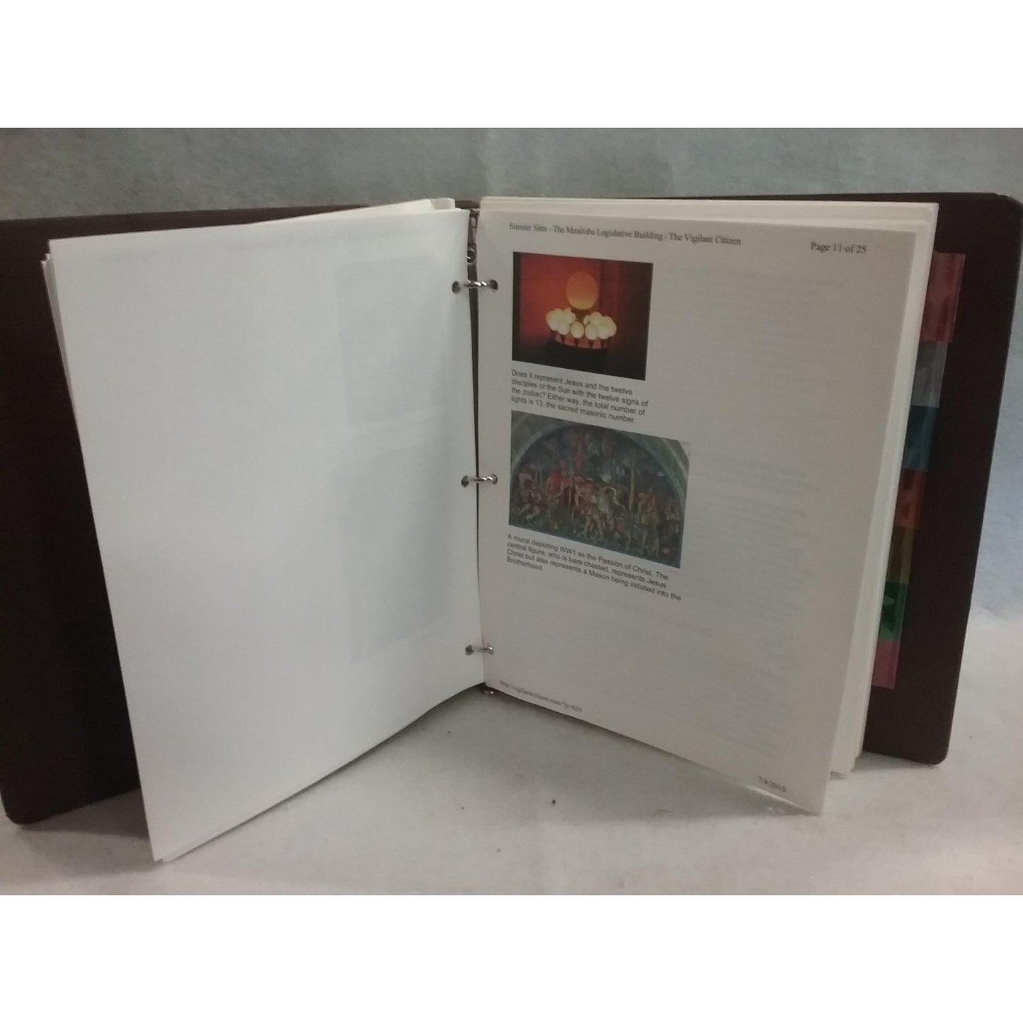 Sinister Sites around the World Homemade Reference Manual with pictures and spec