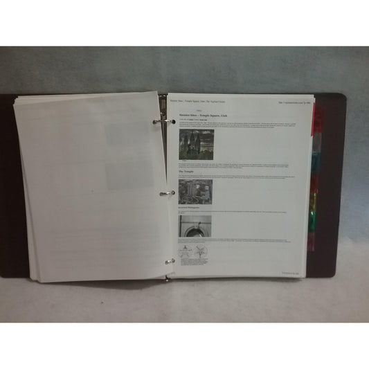 Sinister Sites around the World Homemade Reference Manual with pictures and spec