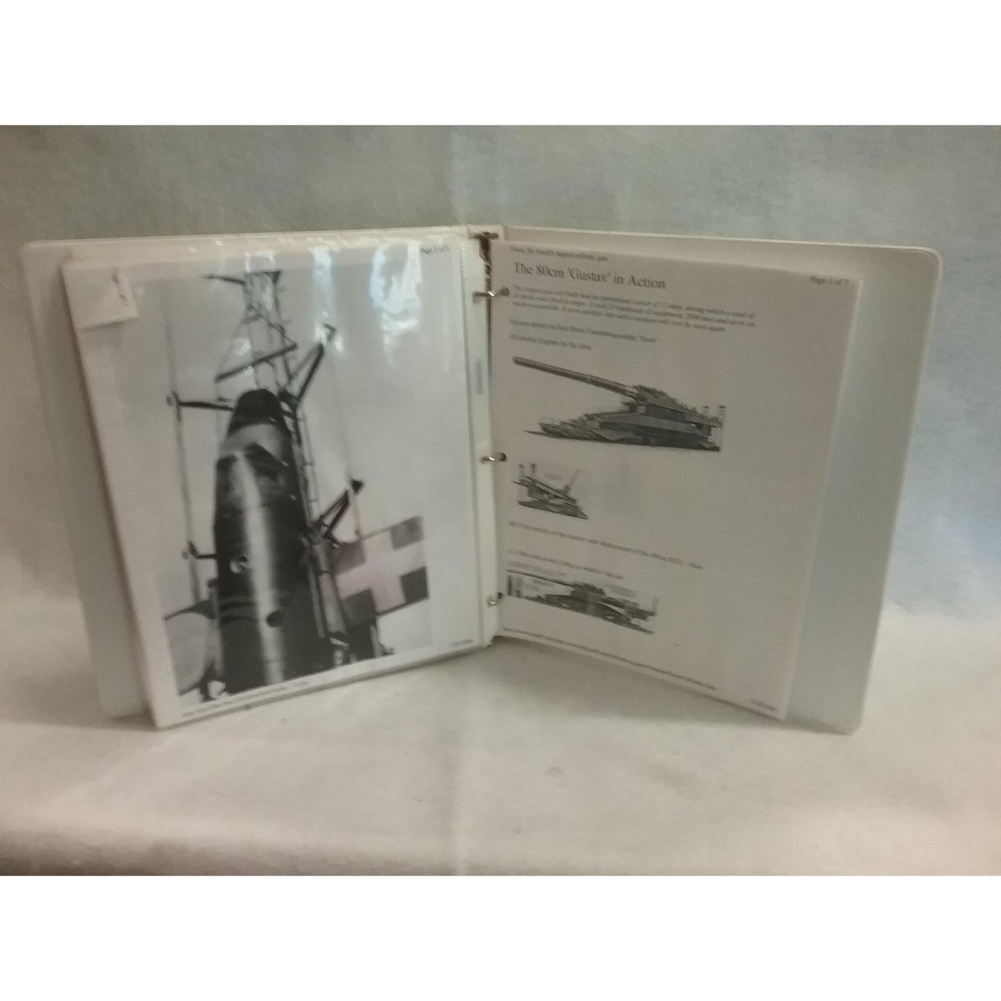 WWll German A4/V2 Homemade Reference Manual with pictures and specs