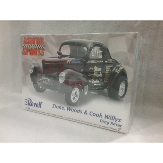 1/25 Scale  Revell No.85-2032  Stone, Woods & Cook Willys Drag Racer