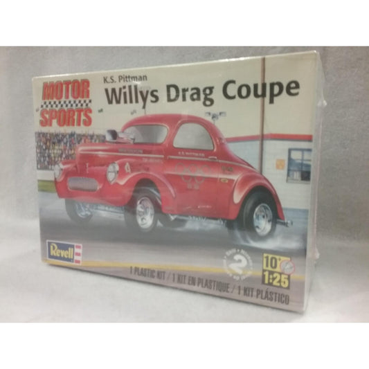 1/25 Scale  Revell No.85-4990 K.S. Pittman  Willy's Drag Coupe