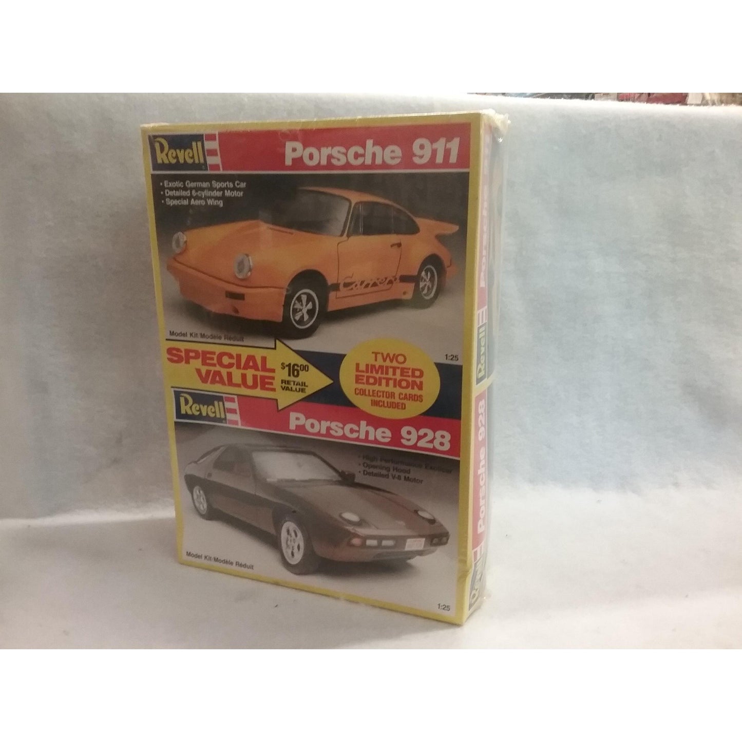 1/25 Scale. Revell No.6164  Porsche 911 & Porsche 928 Set