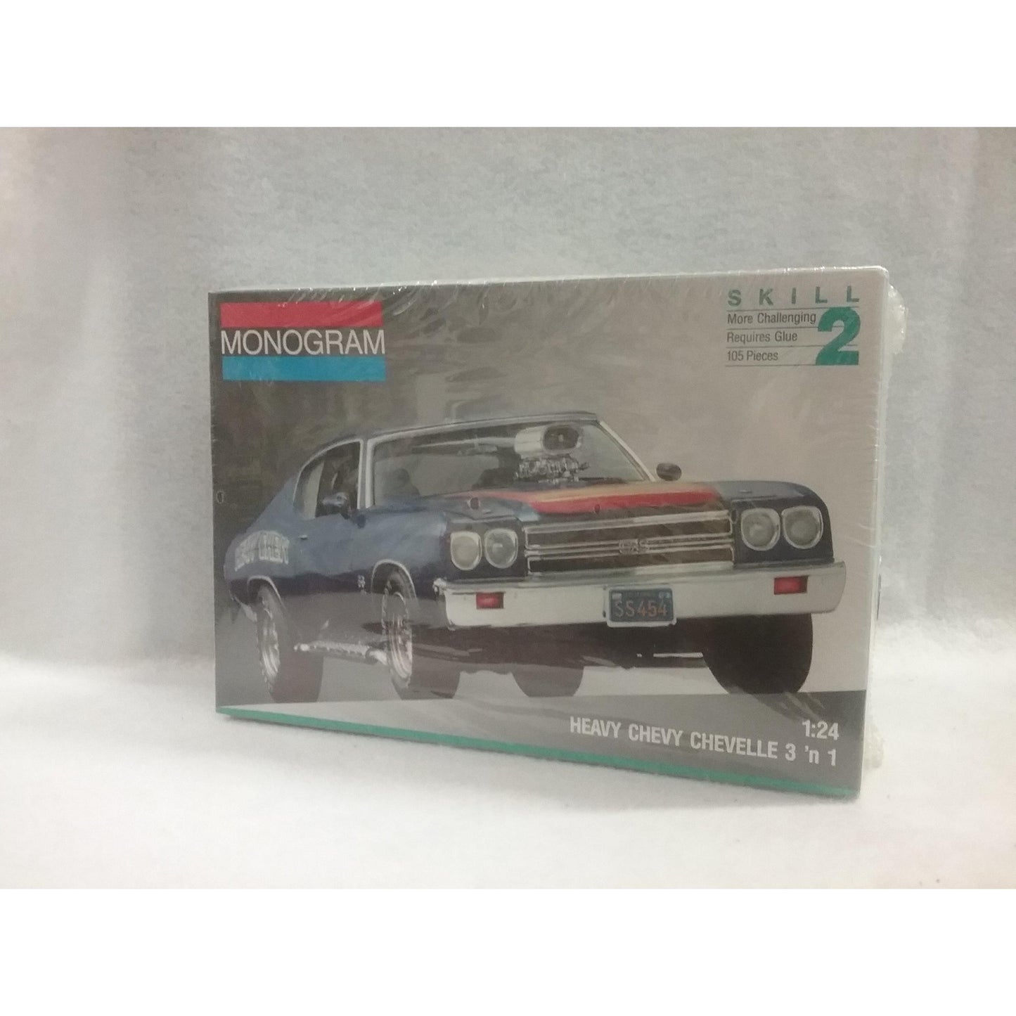 1/24 Scale Monogram No.2715 Heavy Chevy Chevelle 3'n 1