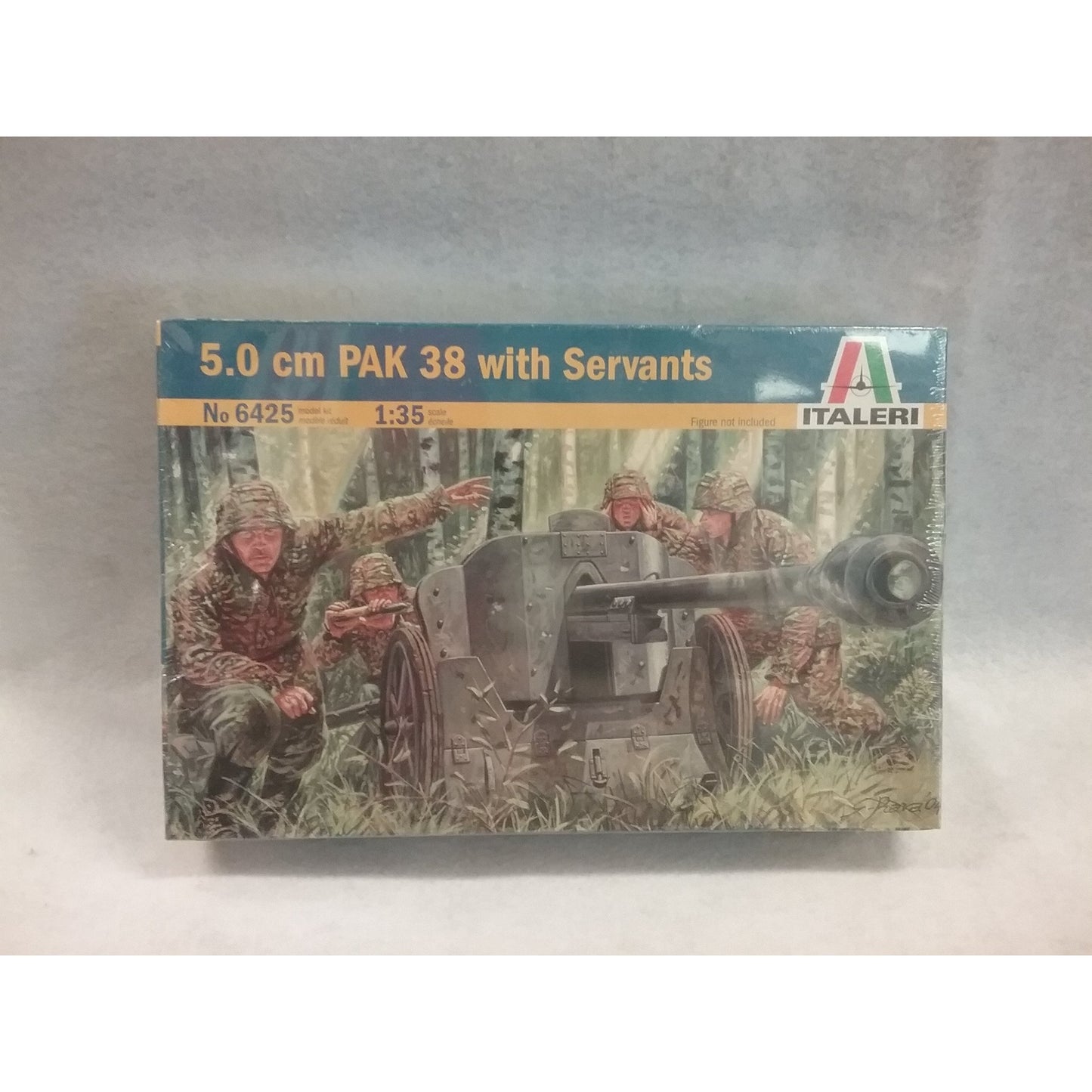 1/35 Scale Italeri No.6425 5.0cm PAK 38 With Servants