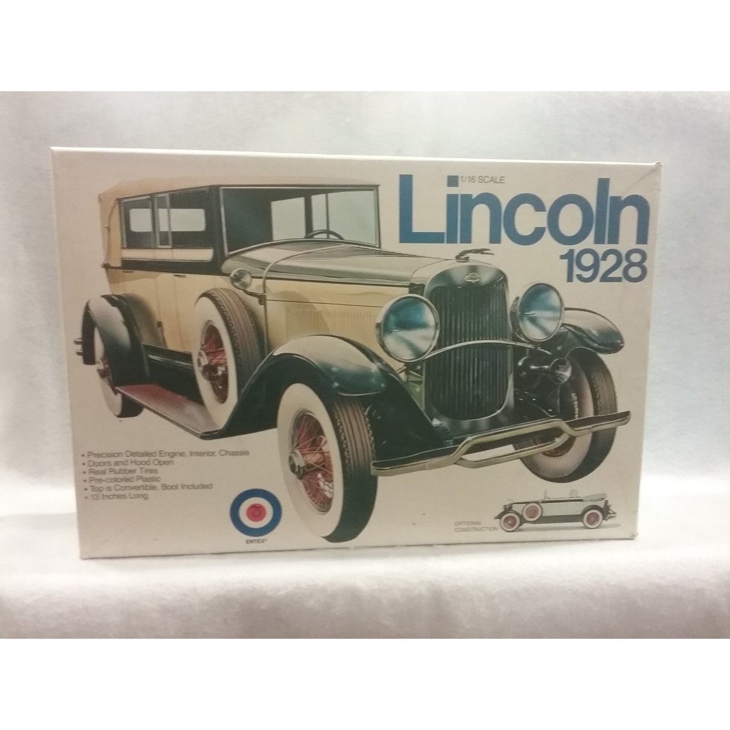 1/16 Scale  Entex No.8203 1928 Lincoln