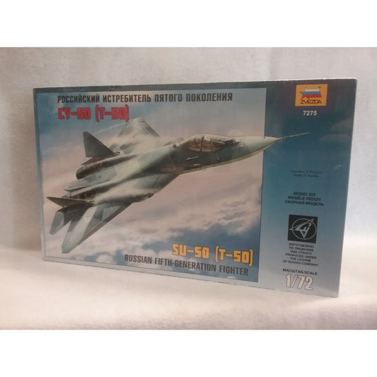 1/72 Scale Zvezda No.7275  SU-50 (T-50) Russian Fifth-Generation Fighter