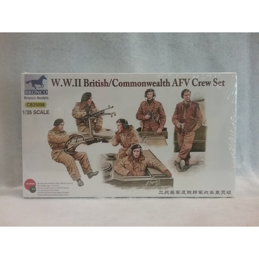 1/35 Scale Bronco Models No.CB35098 WWII British/Commonwealth AFV Crew Set