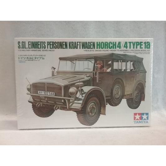 1/35 Scale Tamiya No.35052 S.GL.Einheits Personen Kraft Wagen Horch 4X4 Type 1a