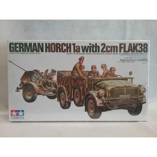 1/35 Scale Tamiya No.35105 German Horch 1a With 2cm Flak38