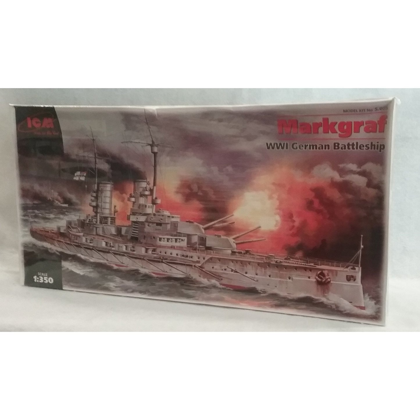 1/350 Scale ICM No. S.005 Markgraf WWI German Battleship