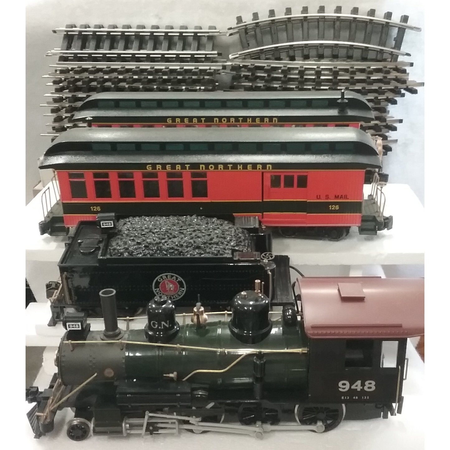 G Scale Bachmann Big Hauler Great Northern Passenger Train