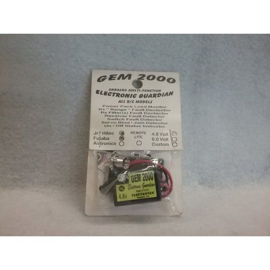Futaba, Jr/Hitec GEM 2000 Multi-Function Electronic Guardian  4.8 Volt Fault Det