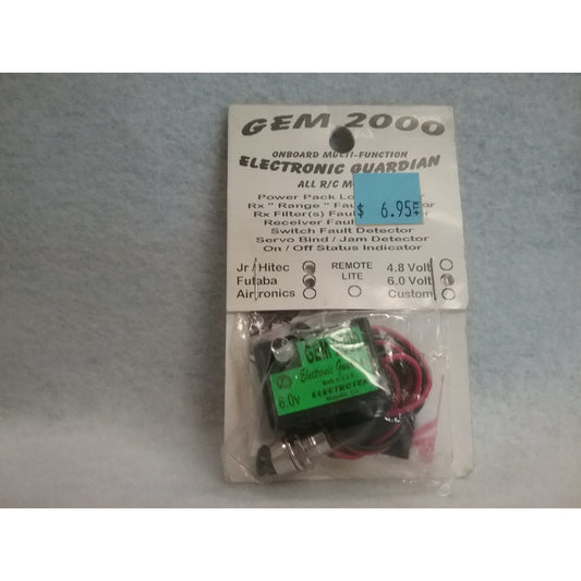 Futaba, JR/Hitec GEM 2000 Multi-Function Electronic Guardian 6.0 Volt Fault Det